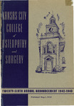 Kansas City College of Osteopathy and Surgery Twenty-Sixth Annual Announcement 1942-1943