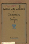 Kansas City College of Osteopathy and Surgery: The Catalog 1935-1936 by Kansas City College of Osteopathy and Surgery